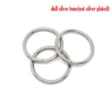DoreenBeads 100 Silver Color Open Jump Rings 14mm Dia. Findings (B10200), yiwu 2024 - buy cheap