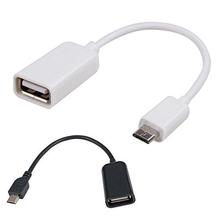 Micro USB папа к USB 2,0 Женский OTG адаптер конвертер кабель для Samsung S3 S4 2024 - купить недорого