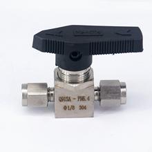 Válvula de esfera de aço inoxidável 304, válvula de compressão de 915 psi q91sa pn 6.4 apto para o tubo o/d de 1/4" 2024 - compre barato