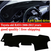 Car dashboard cover For Toyota old RAV4 2006-2012 years left hand drive Car dash cover mat Instrument platform desk accessories 2024 - buy cheap