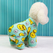 Милая Пижама для домашних питомцев, хлопковая одежда для собак, одежда для чихуахуа, йоркширского щенка, одежда для собак, комбинезон 2024 - купить недорого