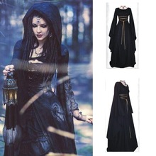 BEST Medieval Women's Vintage Victorian Gothic Dress Renaissance Maiden Dresses Retro Long Gown Cosplay Costume For Halloween 2024 - buy cheap