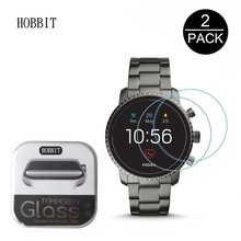 2Pack 2.5D Clear Tempered Glass Screen Protector For Men's Fossil Q Explorist HR Gen 4 5 Smartwatch Screen Guard Protective Film 2024 - buy cheap