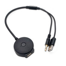 Cabo adaptador de entrada aux usb para carro, cabo adaptador de música e áudio compatível com bluetooth 3.5mm para carro mini cooper 2024 - compre barato