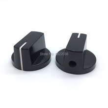 5pc Potentiometer Encoder Band Switch Cap Plastic Knob with Screw for Hole 6mm Diameter 26 x15mm Black 2024 - купить недорого