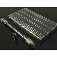 Taladro de mano semiautomático de 0,1-2mm, 20 piezas de 0,3-1,6mm, Mini taladro en caja, para joyería 2024 - compra barato