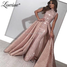 Платье для выпускного вечера из двух частей, арабское вечернее платье со съемным шлейфом, вечернее платье, 2019 2024 - купить недорого