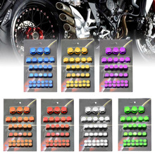 30pcs/Set Motorcycle Modification Accessories Head Screw Nut Cap Cover Decorative Parts For Yamaha Kawasaki Honda 2024 - buy cheap