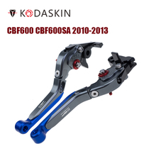 Kodaskin folding extensíveis alavancas de embreagem do freio para honda cbf600 cbf600sa 2010-2013 2024 - compre barato
