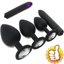 Vibrador Anal de silicona suave para parejas, masajeador de próstata, productos para adultos Gay, tapón Anal, Mini Bala, Juguetes sexuales 2024 - compra barato