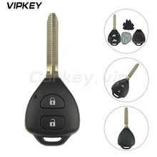 Remotekey car Remote Key fob TOY43 key blade 2 Buttons 434mhz For Toyota 2006 -2011 Hilux Vigo no Chip car key replacement 2024 - buy cheap