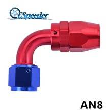 ESPEEDER AN8 Swivel Fitting Oil Fuel Hose End Reusable Oil Cooler Fitting 0 45 90 180 Degree Adapter Car Engine Accessories 2024 - buy cheap