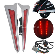 2 x LED Saddlebag Extensions Decorative Accent Lamps Turn Signal Taillights Fits For Victory Cross Country 10-16 Cross Roads 2024 - compra barato