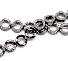 DoreenBeads Gunmetal Created Hematite Circle/ Ring Loose Beads 12mm(1/2"),Approx 64Pcs (B18774) yiwu 2024 - buy cheap