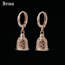 Irina women earring cute earrings carved hollow small bell pendant earrings women fashion jewelry earrings new hot 2019 2024 - buy cheap