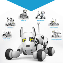 DIMEI 9007A умный робот-собака 2,4G беспроводной пульт дистанционного управления детская игрушка умный говорящий робот игрушка для собаки электронный домашний подарок на день рождения 2024 - купить недорого