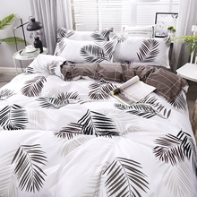 New Leaves Printing High Quality 4pcs/set Bedding Set Bed Linings Duvet Cover Bed Sheet Pillowcases Cover Set 51 2024 - buy cheap