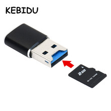 KEBIDU Portable 5Gbps Mini USB 3.0 MicroSD TF OTG Micro Card Reader 128GB For TF Card Micro SD/SDXC/SDXC USB Card Adapter 2024 - buy cheap
