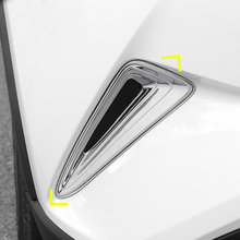 Foal Burning ABS Chrome Front Fog Light Protection Cover Fog Lamps Decoration Trim Sticker for Toyota C-HR CHR  2016 2017 2018 2024 - buy cheap