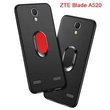 Blade-Funda de silicona para ZTE Blade A520, carcasa de lujo de 5,0 pulgadas, suave, negra, soporte para Coche magnético, para ZTE Blade A520 2024 - compra barato