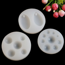 3 pçs round waterdrop molde silicone epóxi molde bolo ferramenta de decoração jóias decoração casa padaria ferramentas de cozimento gadgets 2024 - compre barato