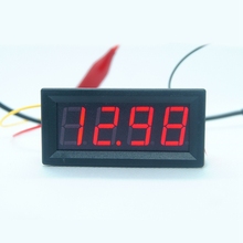 HLZS-Mini Digital LED Display 4 Bits 0-100V Voltmeter Panel Volt Voltage Meter Tester 2024 - buy cheap