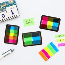 Ellen Brook 1 Piece Sticky Post Filofax Memo Pads Office School Supplies Stationery Rainbow Fluorescence Index Notepad Notes 2024 - buy cheap
