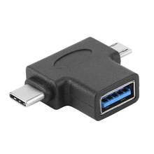 USB 3,0 Type-c OTG кабель адаптер F к M USB 3,0 мама к Micro USB-C Type-C папа конвертер адаптер сплиттер для Samsung Xiaomi 2024 - купить недорого