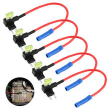 5pcs Add-A-Circuit Car Auto Adapter Mini Blade Fuse Holder APM ATM Fuses Tap Micro Fuse Holder Car Fuses Splitter Accessories 2024 - buy cheap