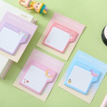 1PC New Creative Student Memorandum Memo Pad Paper Post Sticky Notes Notepad Stationery Papeleria Office School Supplies 2024 - buy cheap
