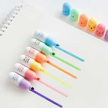 6PCS/Set Lovely New Capsules Highlighter Vitamin Pill Highlight Marker Color Pens Stationery Office School Supplies 2024 - buy cheap