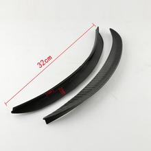 Universal Car Side Wheel Arch Fender Flare Unpaint Trim Cover 32cm Pack of 2pcs 2024 - buy cheap