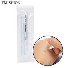 1Set Sterilized Tattoo Marker Pen Surgical Skin Microblading Positioning Tool + Measuring Ruler Permanent Makeup Accessories 2024 - buy cheap