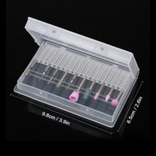 10pcs Nail Drill Bits Cuticle Cleaner Dust Drill Brush Rotary Polishing File Grinding Heads Nail Salon Tools 2024 - buy cheap