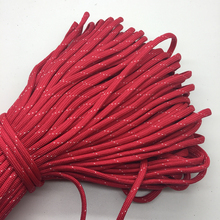 10yards/Lot Mix color Paracord Bracelets Rope 7 Strand Parachute Cord CAMPING HiKING Red+ 2024 - buy cheap