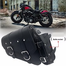 OHANEE-bolsa Universal para SILLÍN de moto, alforja para Harley Sportster, Honda, Suzuki, Kawasaki y Yamaha 2024 - compra barato