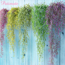 PATIMATE 80cm Artificial Flowers Supplies Vine Ivy Leaf Fake Plant Artificial Plants Green Garland Home Wedding Party Decoration 2024 - buy cheap