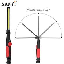 Переключатель мощности COB светодиодный рабочий фонарик USB зарядка встроенный аккумулятор Магнитный фонарь портативный фонарь для ремонта автомобиля кемпинга 2024 - купить недорого