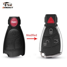 Dandkey 3+1 4 Button Modified Car Smart Remote Key Case Shell For Mercedes Benz E C R CL GL SL CLK SLK Key With Battery Holder 2024 - buy cheap