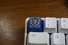 1 шт. полимерная ручная Кепка для ключей 3D стереоскопическая механическая клавиатура Keycap Для World of Warcraft The Alliance 2024 - купить недорого
