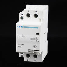 CT1-63 40A 2P 2NO Din rail Household AC Contactor Starter 2024 - buy cheap