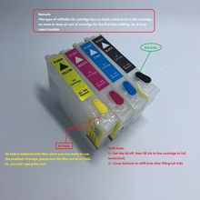 YOTAT Refillable ink cartridge T0911 T0911N T0912N T0913N T0914N for Epson Stylus C90 CX5500 CX5505 T10 T11 TX101 TX111 TX210 2024 - buy cheap