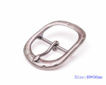 56*40 MM Vintage Solid Silver Classic Pin Center Bar Metal Belt Buckle Fit 31MM Straps 2024 - buy cheap