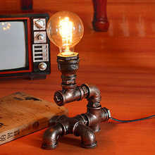 Vintage Industrial Retro Style Steel Pipe Desk Lamp For Bedroom Office Study Reading Book Novelty Light E27/E26 Bulb 2024 - buy cheap