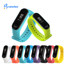 Mi Band 3 Bracelet Strap For Miband 3 Colorful Strap Wristband Replacement Smart Band wrist strap For Xiaomi Mi Band 3 Silicone 2024 - buy cheap