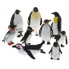 Plastic Penguin Family Brid Model Figurine for Kids Toddlers Science Learning Toy Christmas Gift - 9pcs 2024 - buy cheap