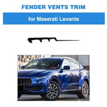 For Maserati Levante Coupe Base Sport S Sport Diesel Spoiler 2017 2018 Carbon Fiber Fender Vents Trim 2024 - buy cheap