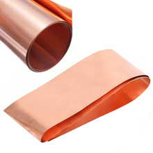 1 pces 0.2mm * 100mm * 1000mm 99.9% pureza alta cobre puro cu folha de metal placa 2024 - compre barato