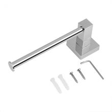 Single Towel Bar Holder Stainless Steel Roll Paper Holder Rack Bracket Wall Mounted Towel Hanger Toilet Bathroom Hardware 2024 - buy cheap