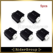 Regulador de tensão de onda total de 4 pinos retificador para 50cc 70cc 90cc 110cc 125cc atv quad buggy pit dirt bike motocicleta scooter moped 2024 - compre barato